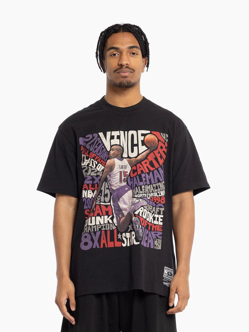 Mitchell & Ness Vince Carter Toronto Raptors Abstract Tee