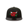 Chicago Bulls 9FIFTY NBA Floral Black Cap