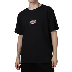 NBA Basics Embroidered Team Logo Loose Fit Mens T-Shirt - Los Angeles Lakers