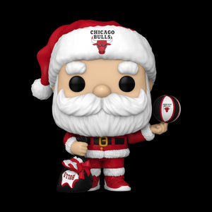 Bulls santa funko