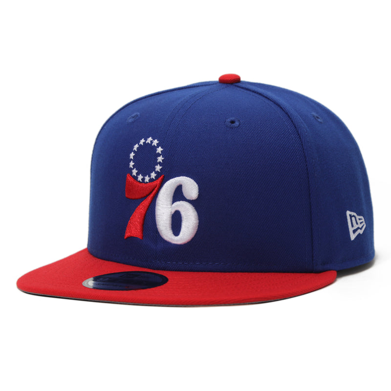 New Era 9FIFTY Philideliphia 76ers Majestic Blue