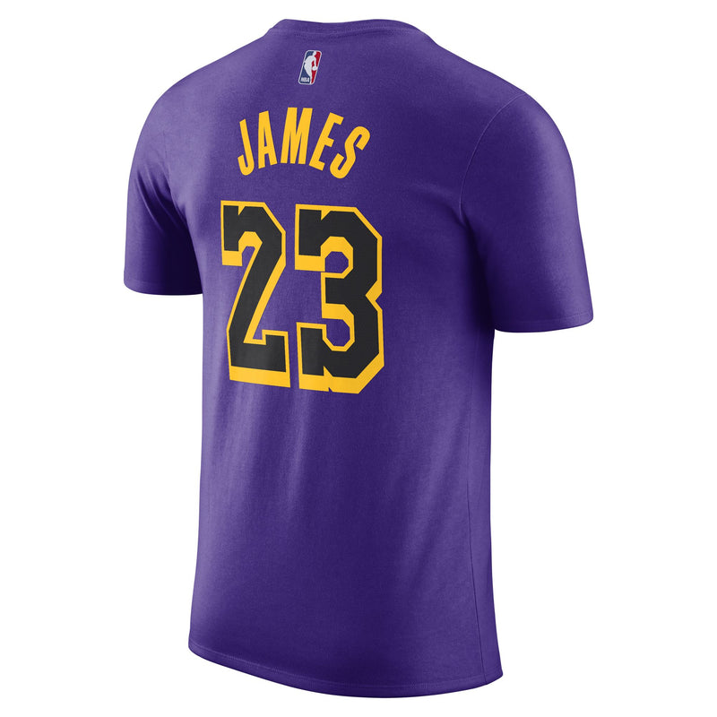 LeBron James Los Angeles Lakers Statement Edition Men's Jordan NBA T-Shirt