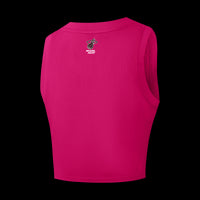 NBA Team Print Cropped Tank - PINK HEAT