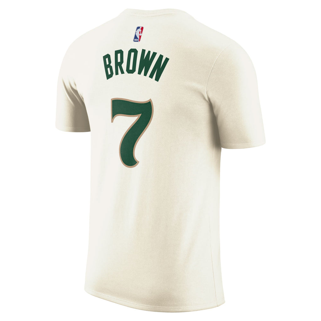Jaylen Brown Boston Celtics City Edition 23/24 Nike Name and Number Tee