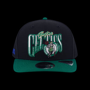 New Era Boston Celtics Nba Infilled Black 9Fifty Of Pcv Cap