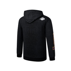 NBA Snake Texture Regular Fit Hoodie - Los Angeles Lakers