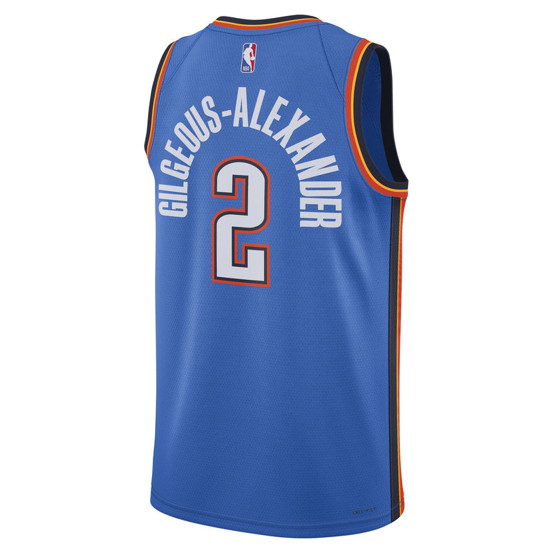 Shai Gilgeous-Alexander Oklahoma City Thunder Icon Edition Men's Nike Dri-FIT NBA Swingman Jersey