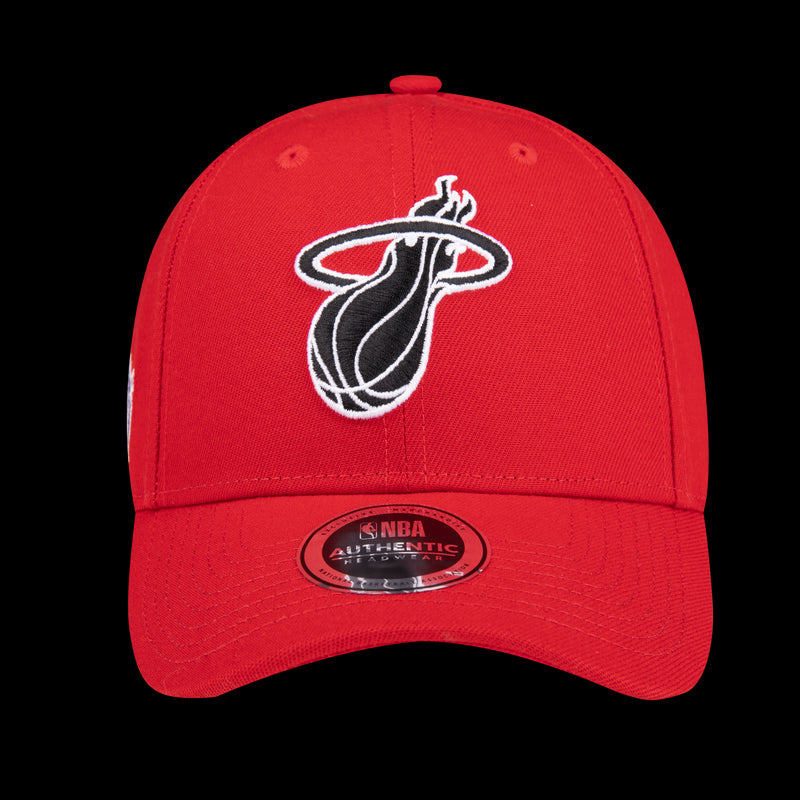 NBA Twill Patch Curved Cap - Miami Heat
