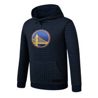 NBA Snake Texture Regular Fit Hoodie - Golden State Warriors