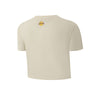 NBA Team Logo Print Boxy Fit Cropped Top - Los Angeles Lakers WHITE