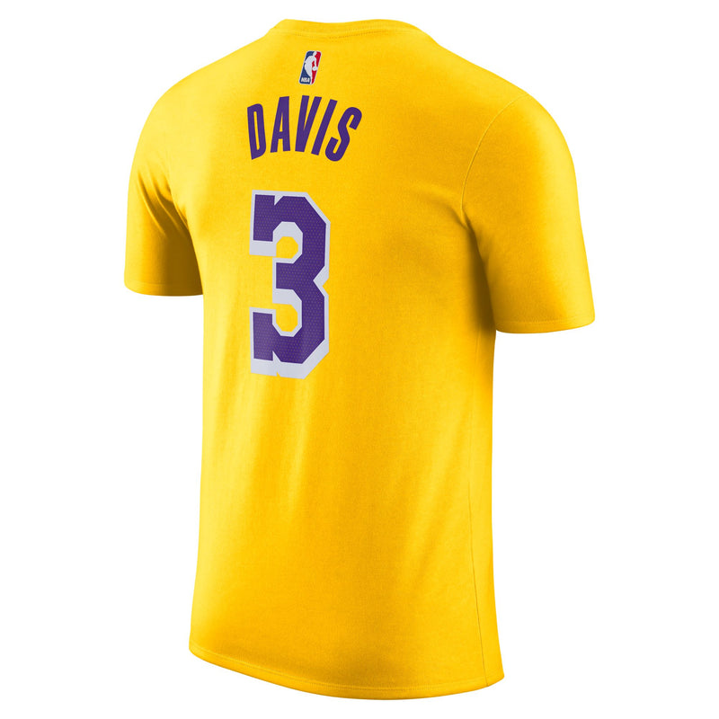 Anthony Davis Los Angeles Lakers Icon Nike NBA Name and Number Tee