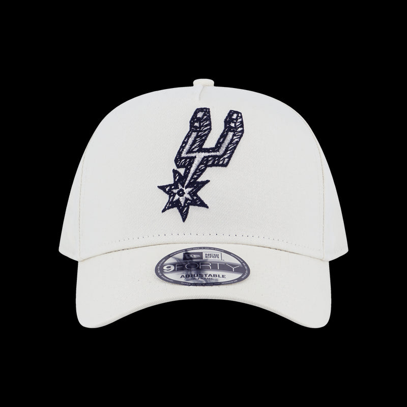 San Antonio Spurs NBA Doodles 9FORTY AF Strapback