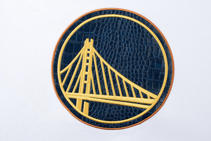 NBA Snake Texture Patch Regular Fit T-shirt - Golden State Warriors