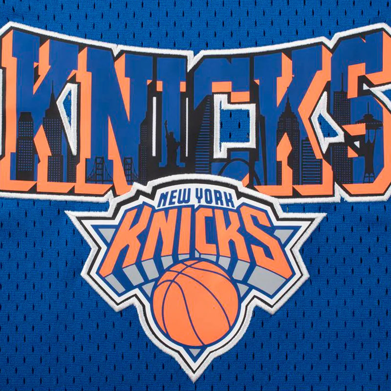 NBA Regular Fit Rubber Print Mens Tank Top - New York Knicks