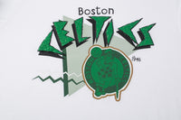 NBA Boston Celtics Front Cracked And Puff Print Regular Fit