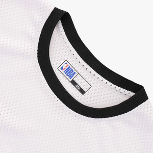 NBA Front Wordmark Print Boxy Fit Crop Top - Chicago Bulls