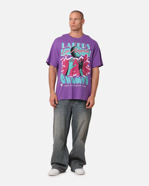 Mitchell & Ness Los Angeles Lakers 2002 Playoffs Tour T-Shirt