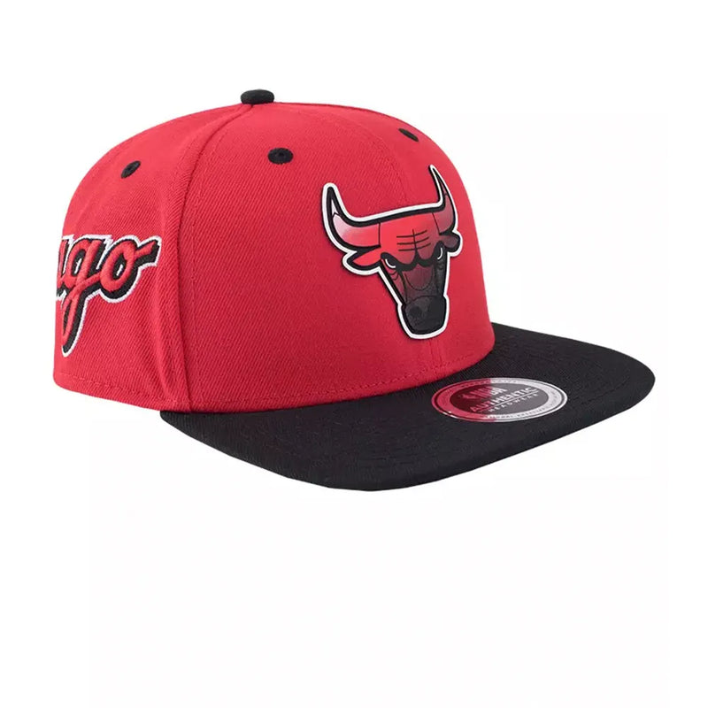 NBA Patch Logo Flex Fit Flat Cap - Chicago Bulls