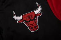 NBA Logo Patches RF Satin Bomber Jacket - Chicago Bulls