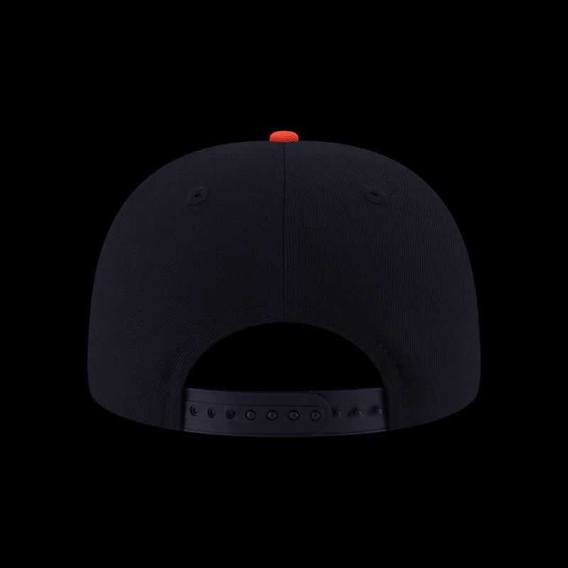 New Era New York Knicks Nba Infilled Black 9Fifty Of Pcv Cap