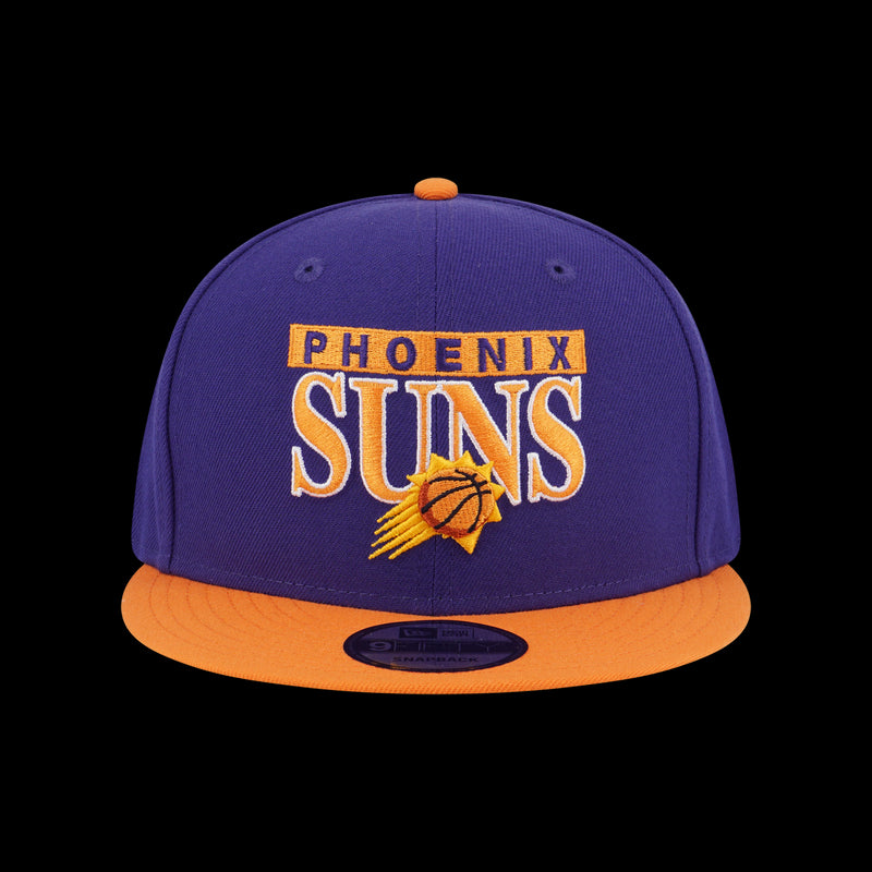 Phoenix Suns NBA Two Tone Block Official Team Color 9FIFTY Snapback Cap