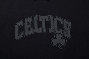 NBA Front HD High Relief Print Loose Fit T-Shirt - CELTICS