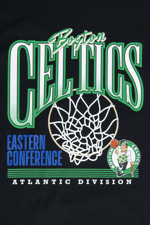 New Era Boston Celtics Infilled Black COOLERA Short Sleeve T-Shirt