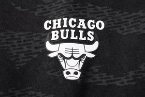 NBA All Black Chicago Bulls Men's Pullover Hoodie