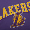 NBA Team Logo Print Boxy Fit Cropped Top - Los Angeles Lakers PURPLE
