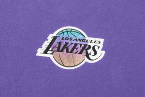 NBA Back Holographic Print Boxy Fit T-shirt - Los Angeles Lakers