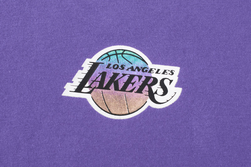 NBA Back Holographic Print Boxy Fit T-shirt - Los Angeles Lakers