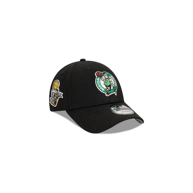 Boston Celtics NBA 17x Champs Black 9FORTY Snapback Cap