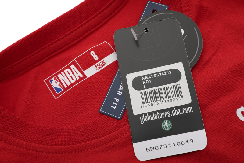 NBA Back Gradient Print Regular Fit T-Shirt - Chicago Bulls