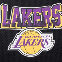 NBA Regular Fit Rubber Print Mens Tank Top - Los Angeles Lakers