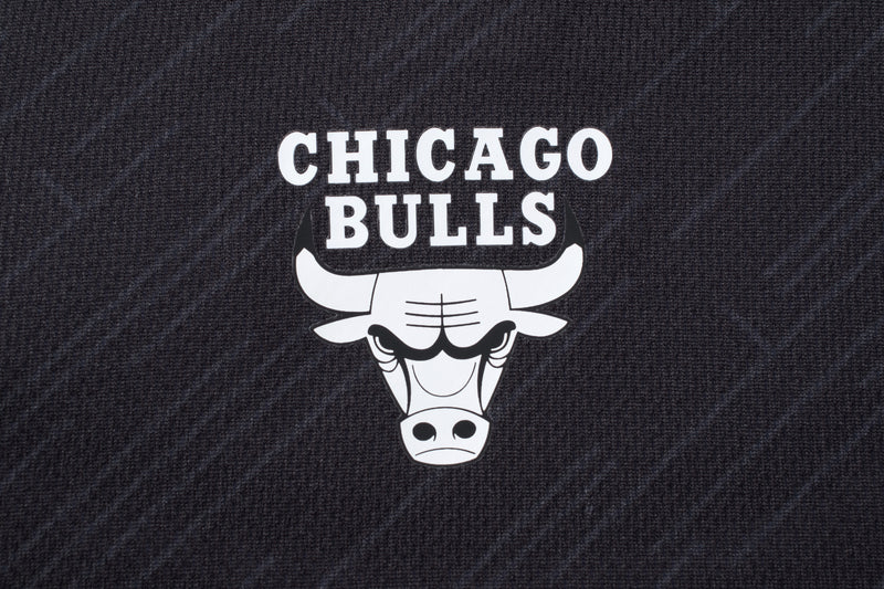NBA Front Holographic Print Regular Fit Crop Jersey - Chicago Bulls