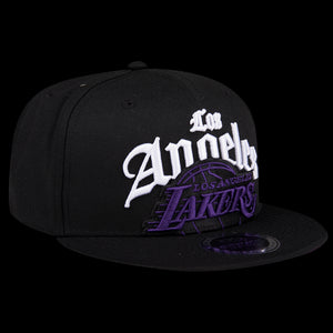 NBA Embroidered Flat Cap - Los Angeles Lakers