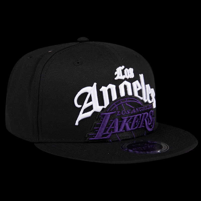 NBA Embroidered Flat Cap - Los Angeles Lakers