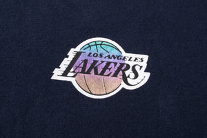 NBA Back Holographic Print Boxy Fit T-shirt - Los Angeles Lakers