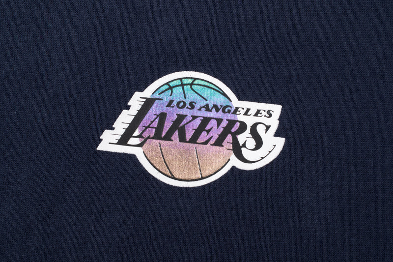 NBA Back Holographic Print Boxy Fit T-shirt - Los Angeles Lakers