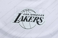 NBA Front Holographic Print Regular Fit Crop Jersey - Los Angeles Lakers