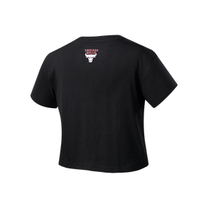 NBA Stitches Boxy Crop Top - Chicago Bulls