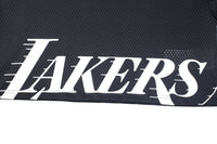 NBA Front Wordmark Print Boxy Fit Crop Top - Lakers