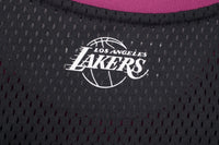 NBA Front Wordmark Print Boxy Fit Crop Top - Lakers