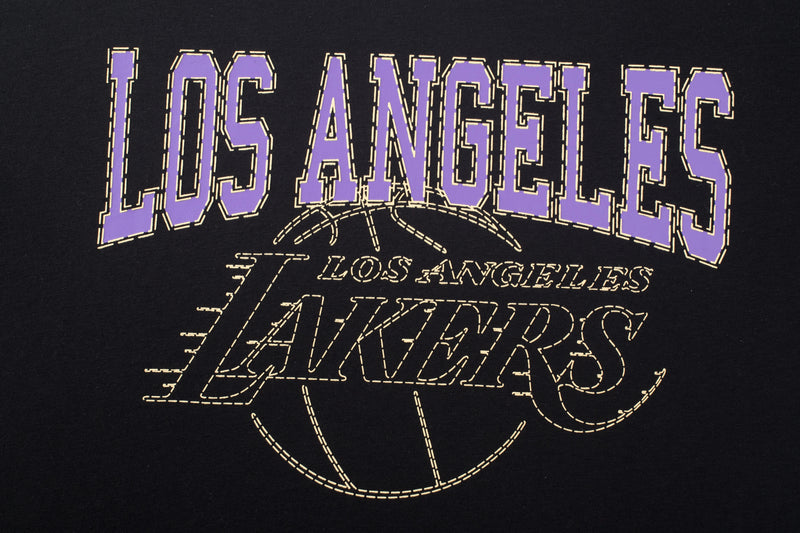 NBA Stitches Loose Fit Crew Neck T-shirt - Los Angeles Lakers