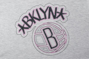 NBA Stitches Boxy Crop Top - Brooklyn Nets