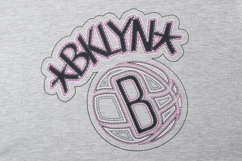 NBA Stitches Boxy Crop Top - Brooklyn Nets