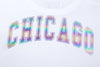 NBA Back Holographic Print Boxy Fit T-shirt - Chicago Bulls