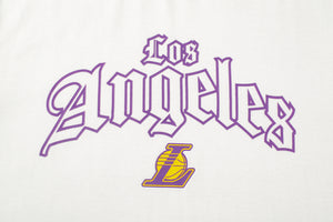 NBA Front Arch Print Regular Fit T-Shirt - Los Angeles Lakers
