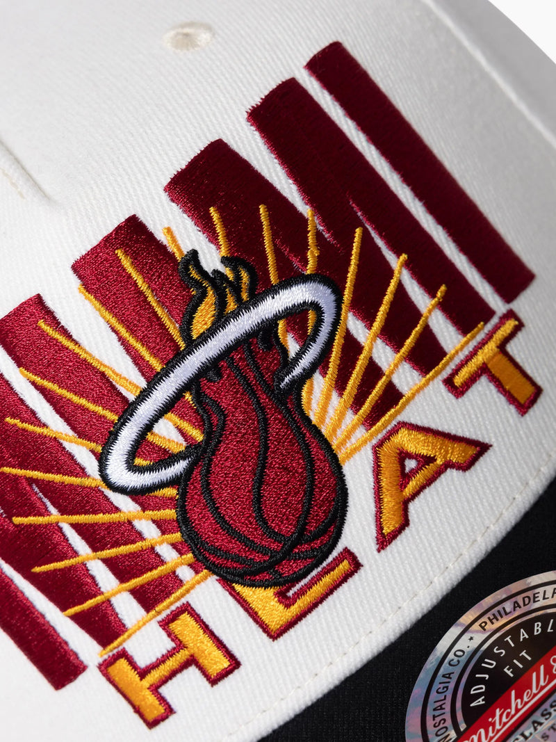 Mitchell & Ness NBA Miami Heat Post Up MVP Snapback Cap