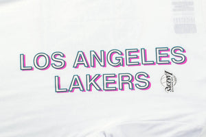 NBA STITCHING T-SHIRT - LOS ANGELES LAKERS WHITE